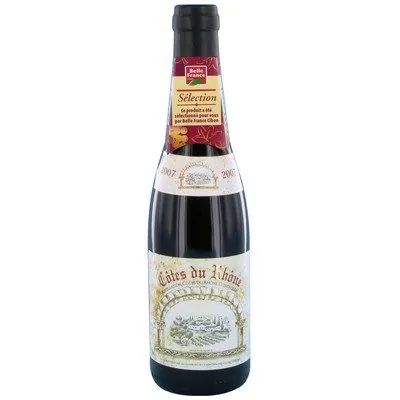 BELLE FRANCE Cote du rhône rouge aoc 37,5cl