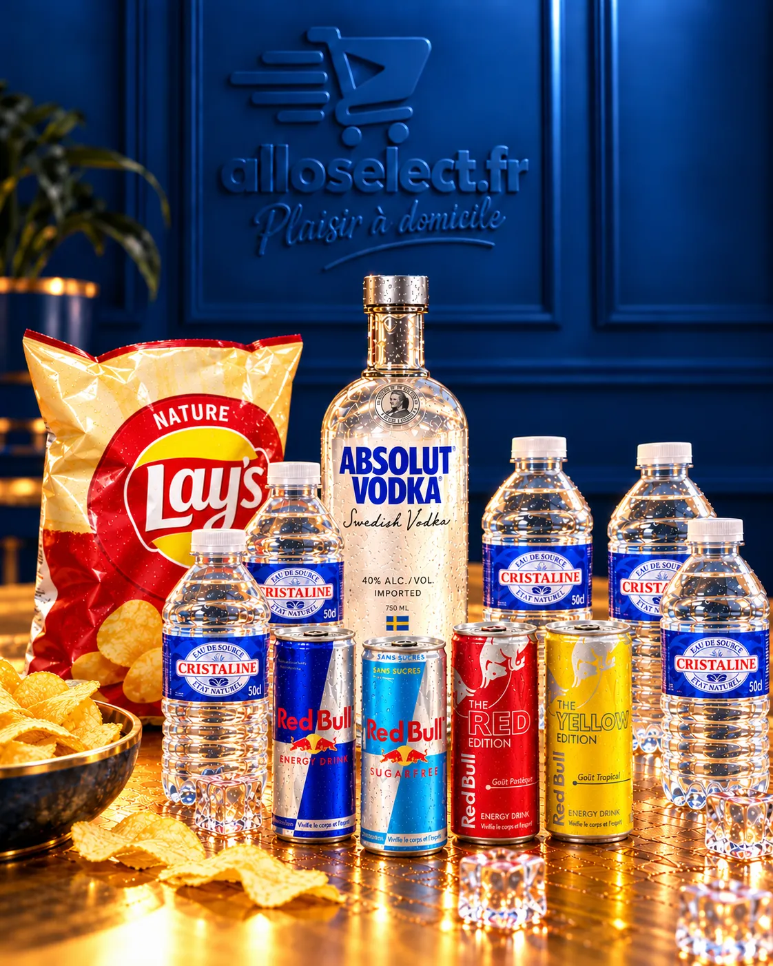 Absolut 70 cl 4 REDBULL