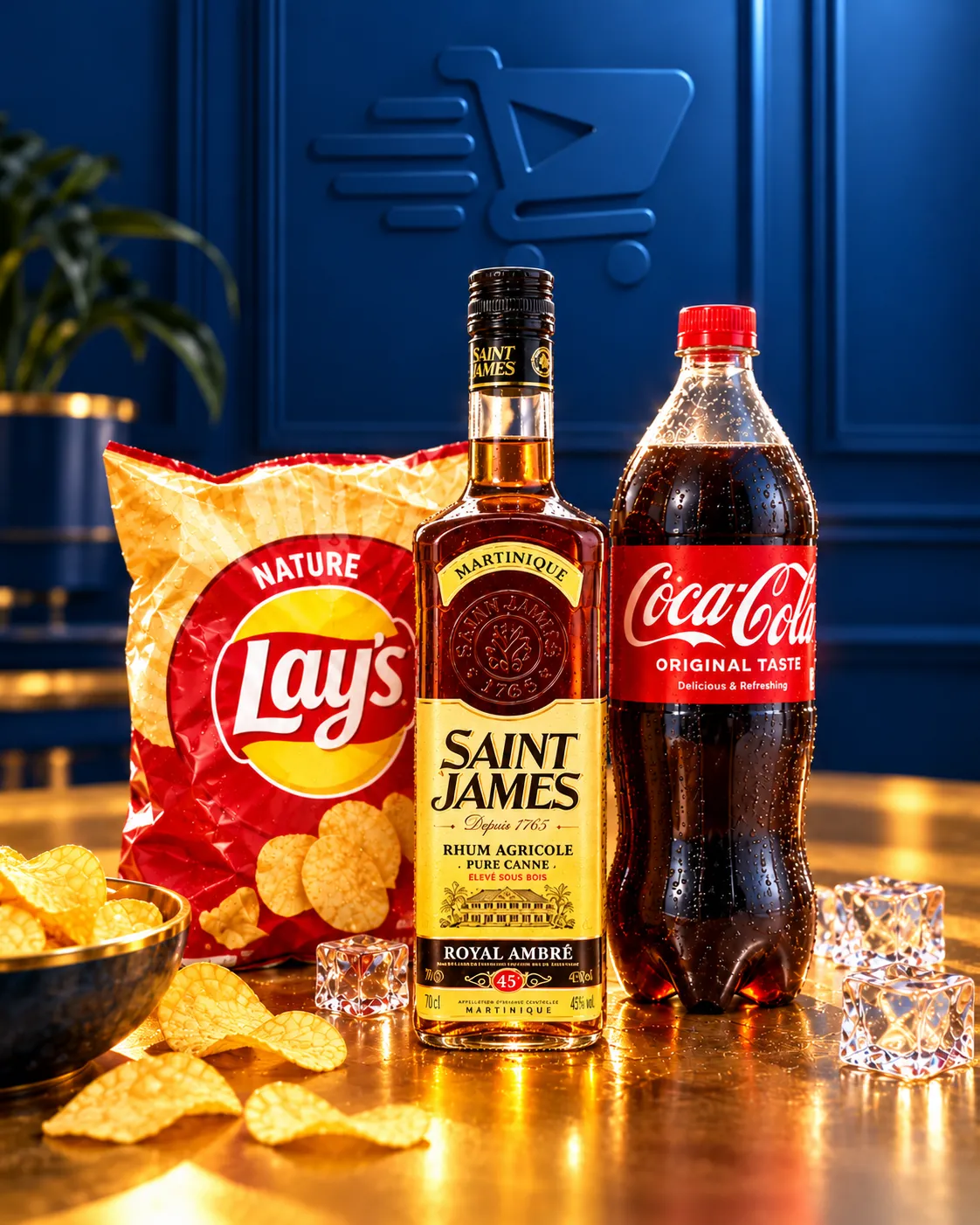 Saint James 70 cl coca