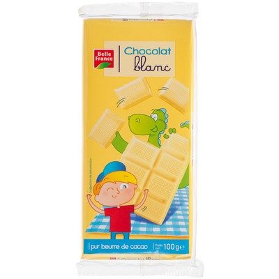 Chocolat blanc 2x100g