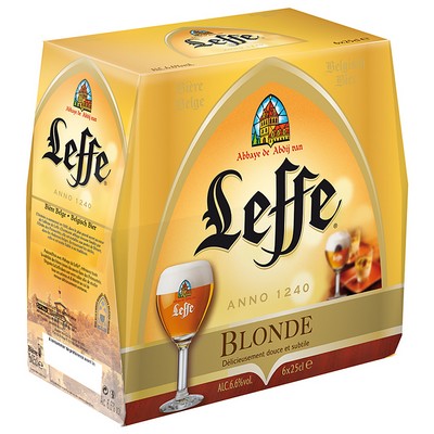 Biere blonde abbaye 6.6° 6x25cl