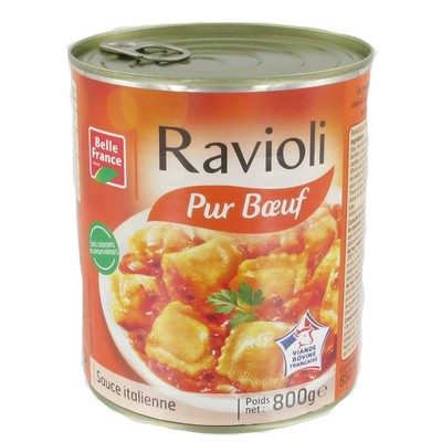 Ravioli pur boeuf 800g