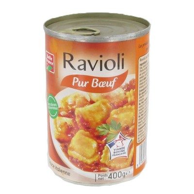 Ravioli pur boeuf 400g