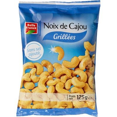 Noix de cajou grillées 125g