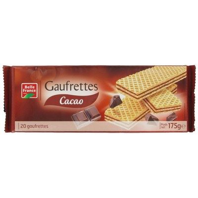 Gaufrettes cacao 175g