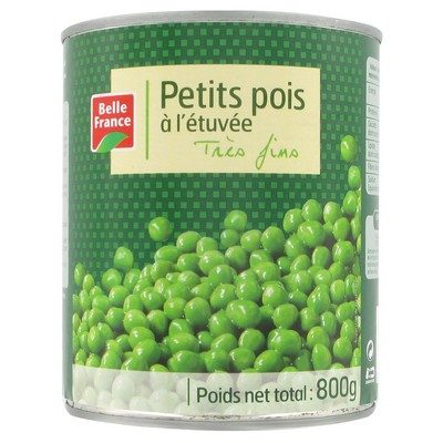 Petits pois etuve tres fins 4/4