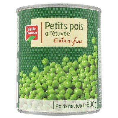 Petits pois etuve extra fins 4/4