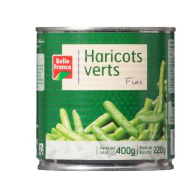Haricots verts fins 1/2
