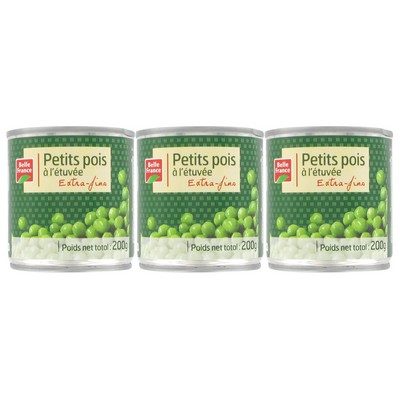 Petits pois extra fins 3X1/4