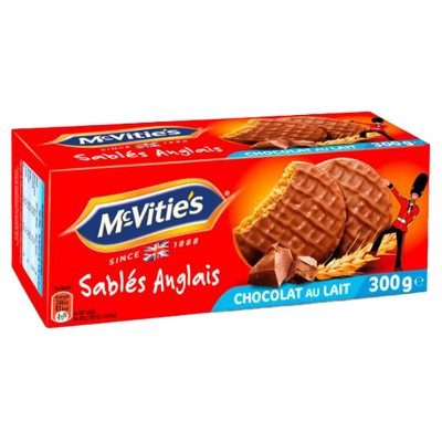Sablés anglais chocolat lait 300g