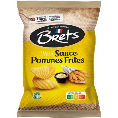 BRETS Chips saveur pommes frites 125g
