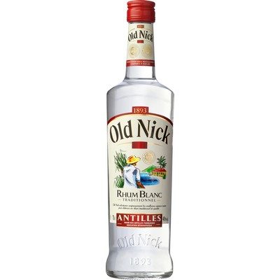 OLD NICK Rhum blanc traditionnel 40° 70cl