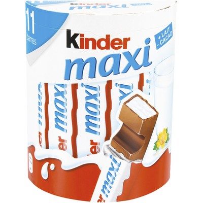 Maxi chocolat lait x11 231g