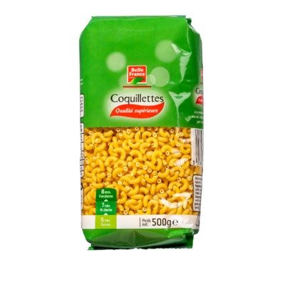 Pate coquillettes qs 500g