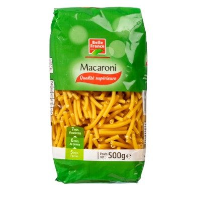 Pate macaroni qs 500g
