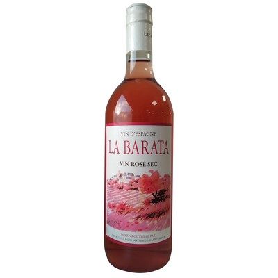 LA BARATA Vin rose sec Espagne 11° 75cl