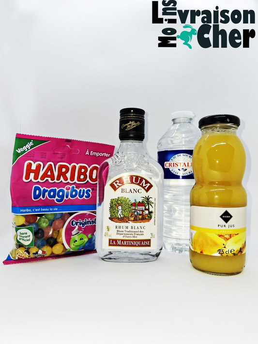 flask Rum blanc jus 33cl