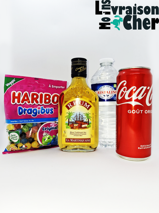 Flask Rum ambré coca