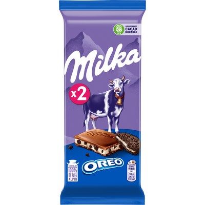 Choc lait eclats oreo 2x100g