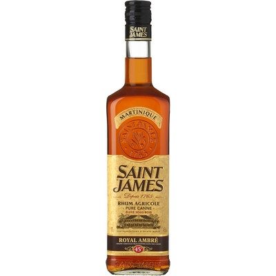 SAINT JAMES Rhum agricole royal ambree 45° 70cl